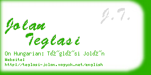 jolan teglasi business card